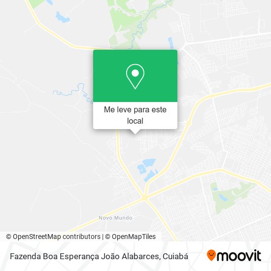 Fazenda Boa Esperança João Alabarces mapa