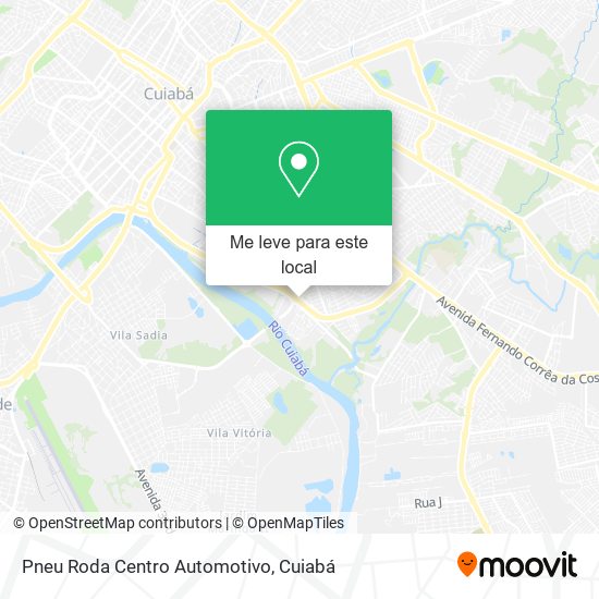 Pneu Roda Centro Automotivo mapa