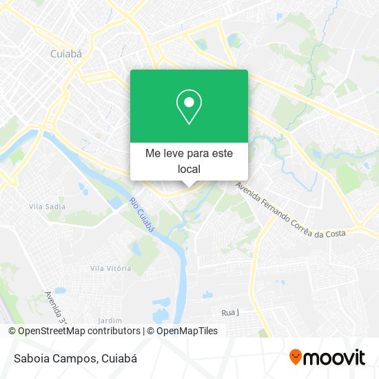 Saboia Campos mapa