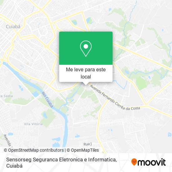 Sensorseg Seguranca Eletronica e Informatica mapa