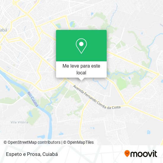 Espeto e Prosa mapa