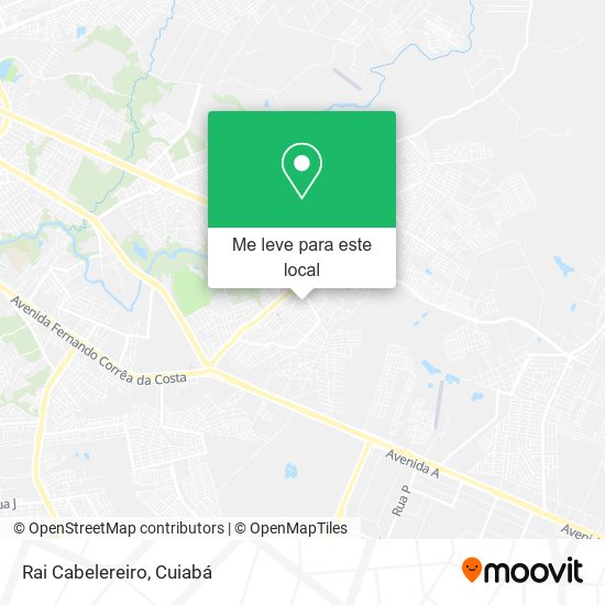 Rai Cabelereiro mapa