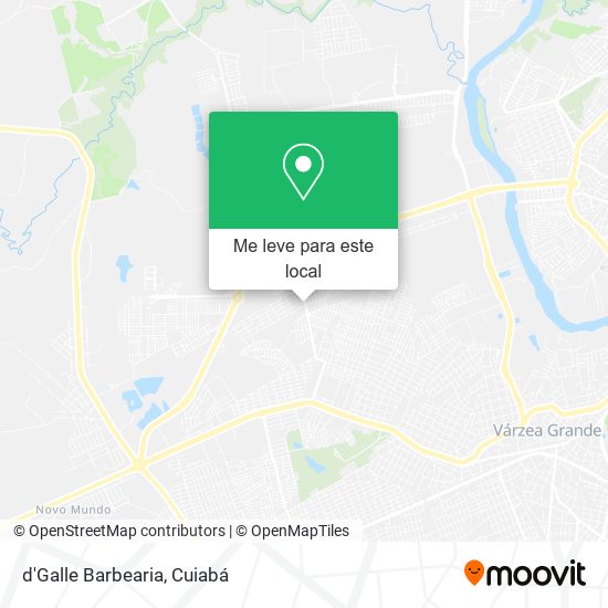 d'Galle Barbearia mapa