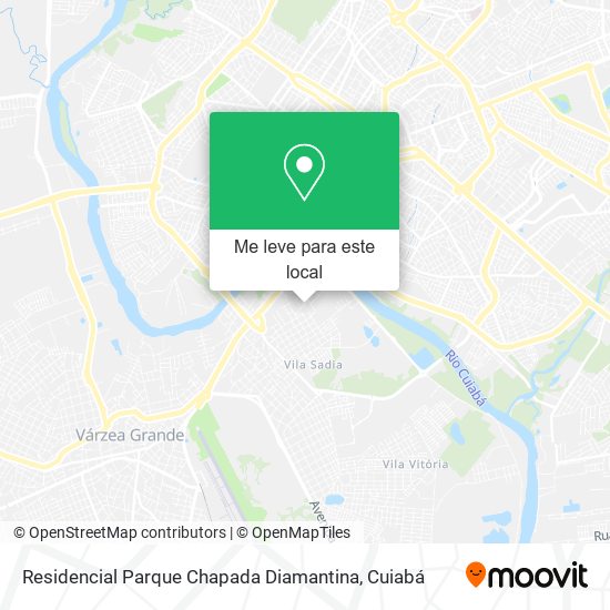 Residencial Parque Chapada Diamantina mapa