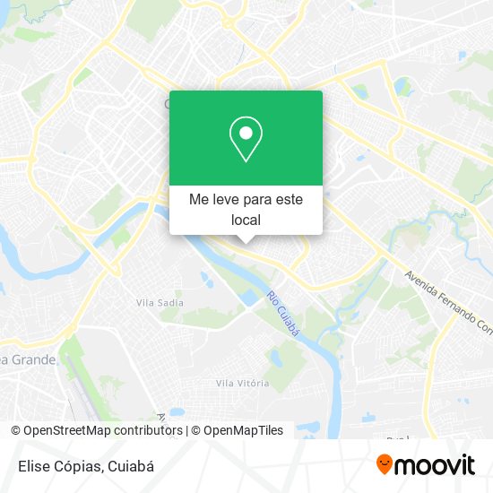 Elise Cópias mapa