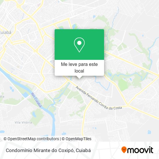 Condomínio Mirante do Coxipó mapa