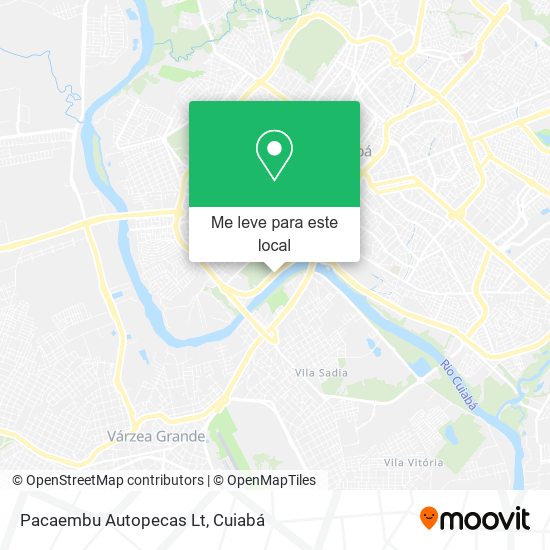 Pacaembu Autopecas Lt mapa