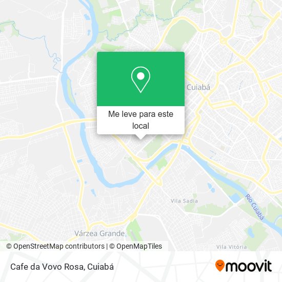 Cafe da Vovo Rosa mapa