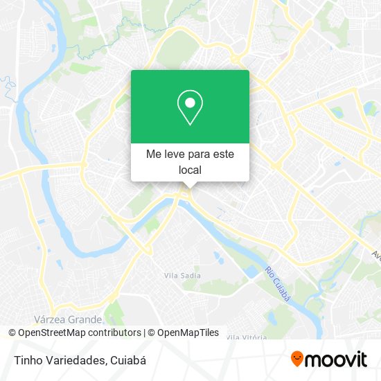 Tinho Variedades mapa