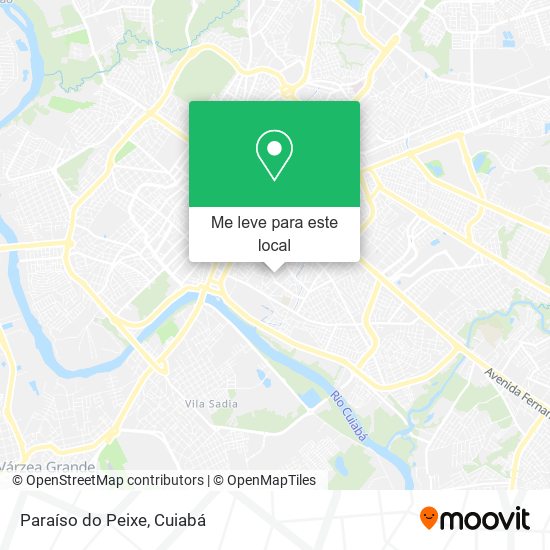 Paraíso do Peixe mapa