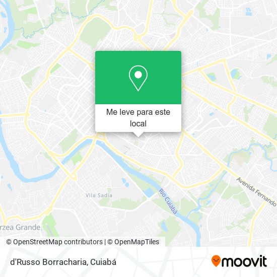 d'Russo Borracharia mapa