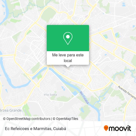 Ec Refeicoes e Marmitas mapa