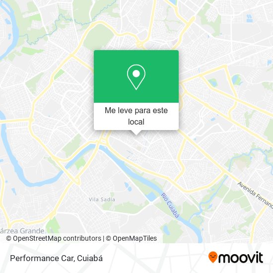 Performance Car mapa