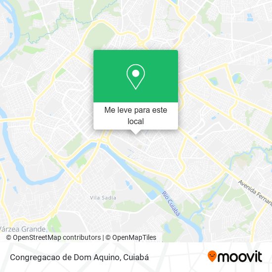 Congregacao de Dom Aquino mapa