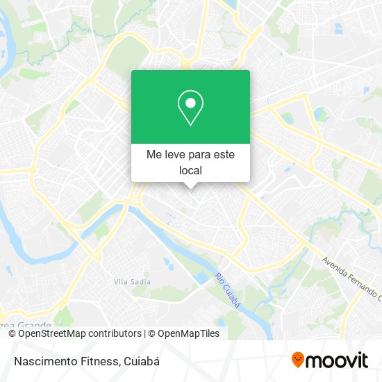 Nascimento Fitness mapa