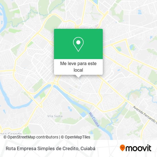 Rota Empresa Simples de Credito mapa