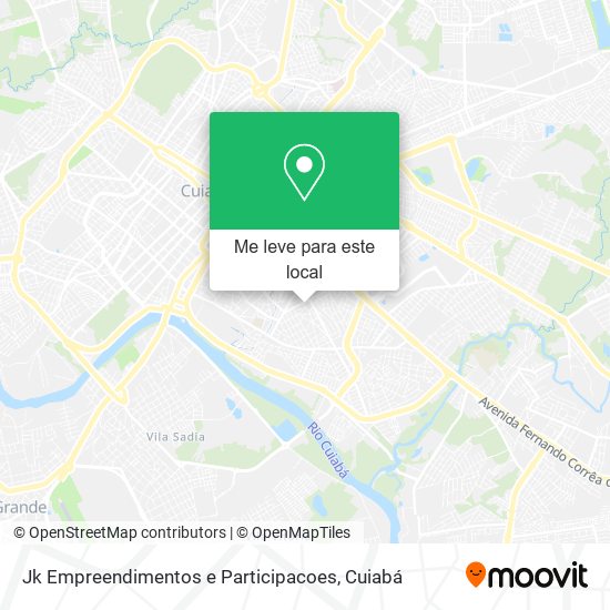 Jk Empreendimentos e Participacoes mapa