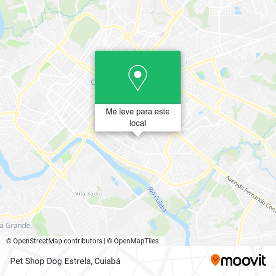 Pet Shop Dog Estrela mapa