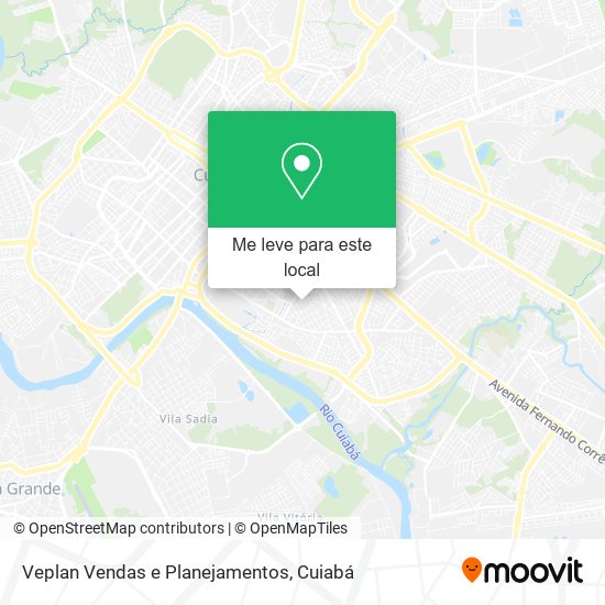 Veplan Vendas e Planejamentos mapa