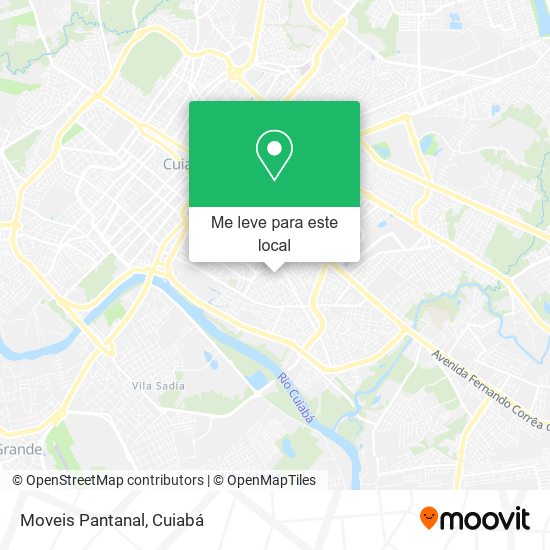 Moveis Pantanal mapa