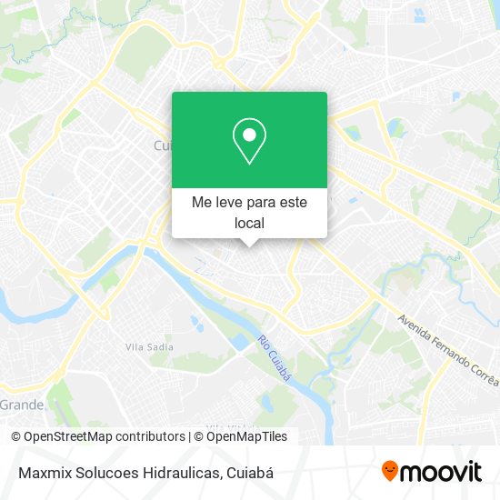 Maxmix Solucoes Hidraulicas mapa