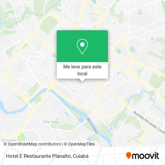 Hotel E Restaurante Planalto mapa