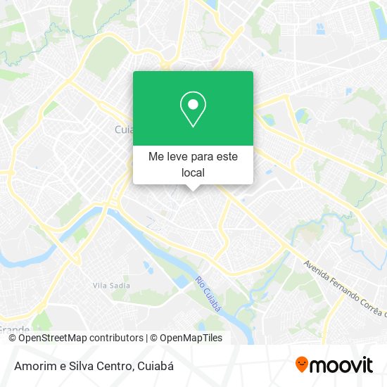 Amorim e Silva Centro mapa
