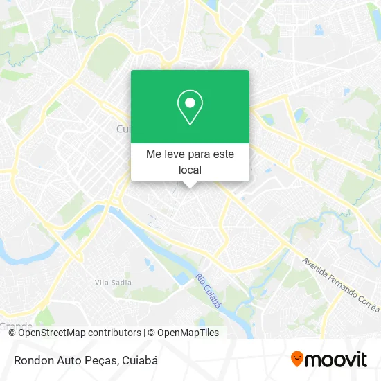 Rondon Auto Peças mapa