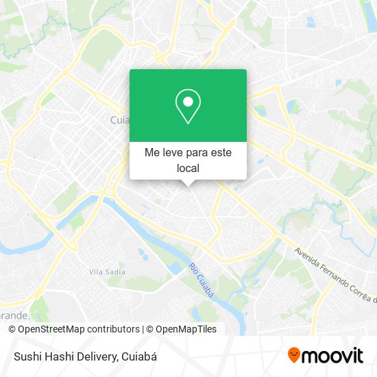 Sushi Hashi Delivery mapa