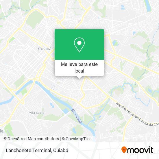 Lanchonete Terminal mapa