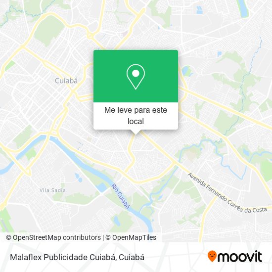 Malaflex Publicidade Cuiabá mapa