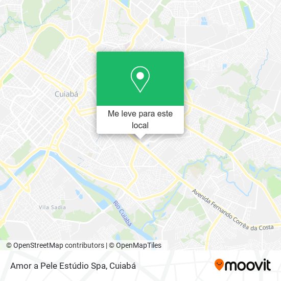Amor a Pele Estúdio Spa mapa