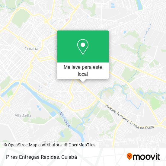 Pires Entregas Rapidas mapa