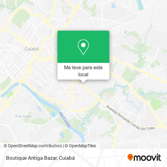 Boutique Antiga Bazar mapa