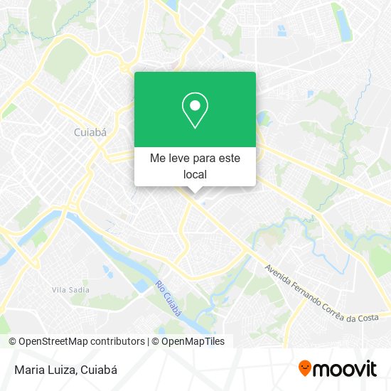 Maria Luiza mapa