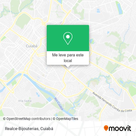 Realce-Bijouterias mapa