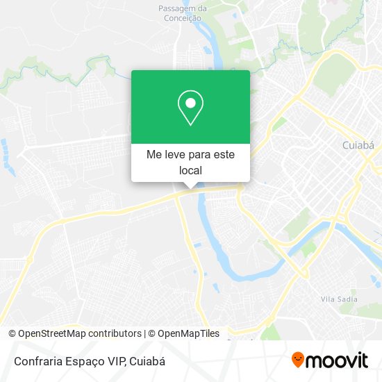 Confraria Espaço VIP mapa