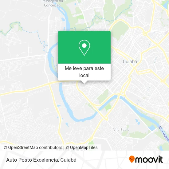 Auto Posto Excelencia mapa