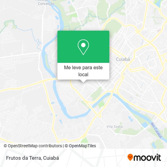 Frutos da Terra mapa