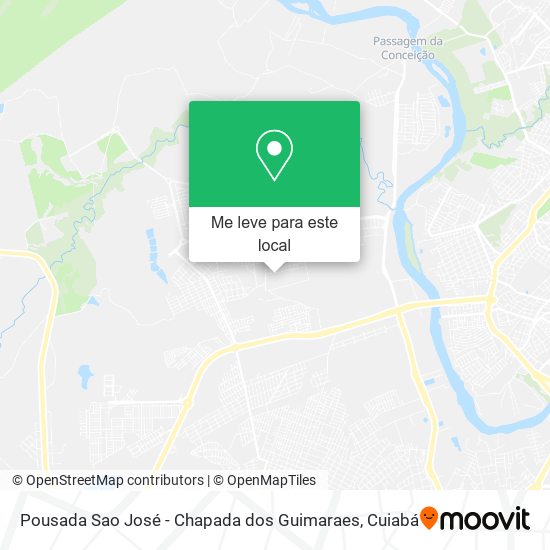 Pousada Sao José - Chapada dos Guimaraes mapa