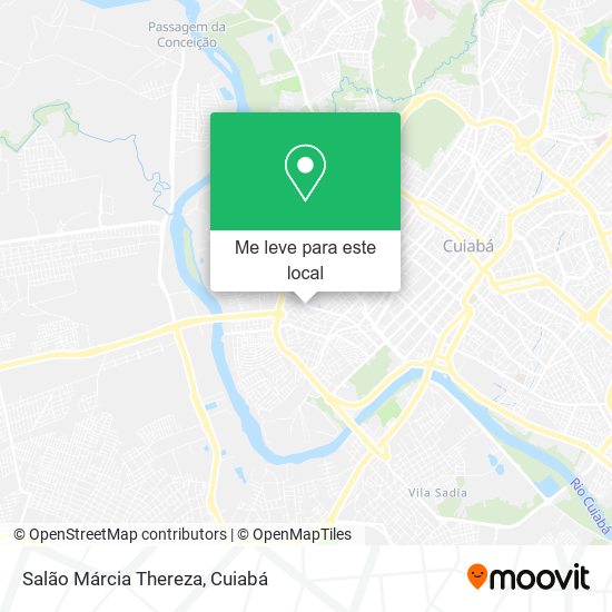 Salão Márcia Thereza mapa
