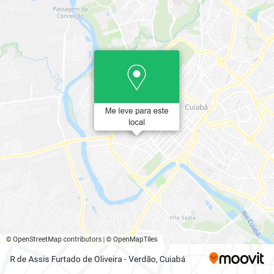 R de Assis Furtado de Oliveira - Verdão mapa