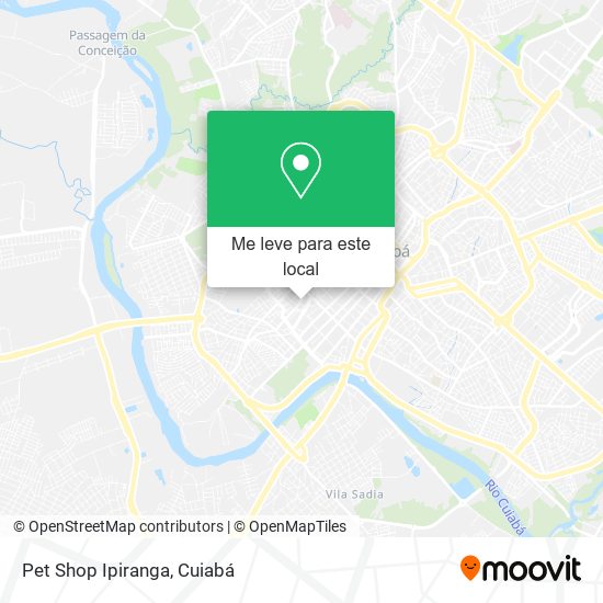 Pet Shop Ipiranga mapa