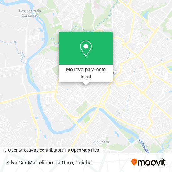 Silva Car Martelinho de Ouro mapa