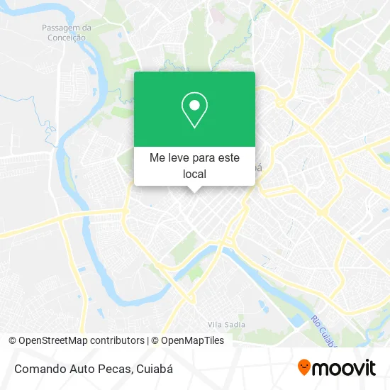 Comando Auto Pecas mapa