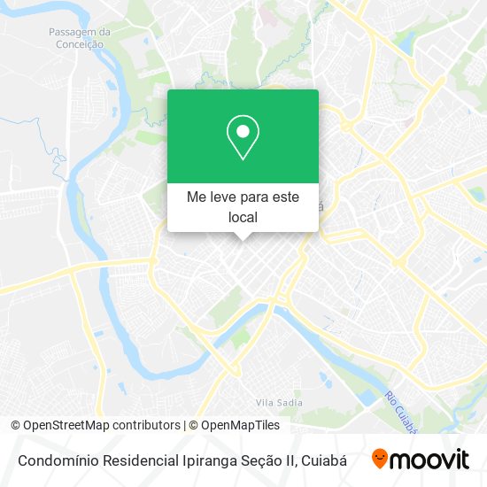 Condomínio Residencial Ipiranga Seção II mapa