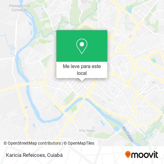 Karicia Refeicoes mapa