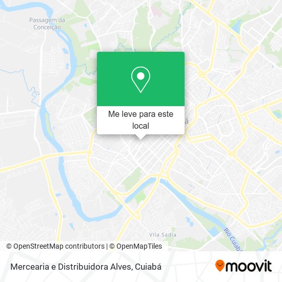 Mercearia e Distribuidora Alves mapa