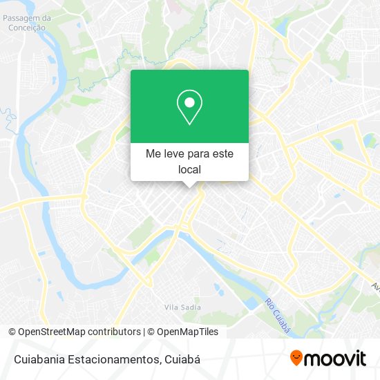 Cuiabania Estacionamentos mapa