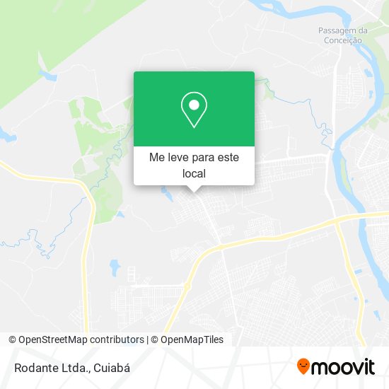 Rodante Ltda. mapa